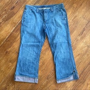 Ralph Lauren Ankle Cuffed Summer Jeans Contrast 10